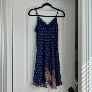 Royal blue bohemian dress! Perfect for everyday! Size S